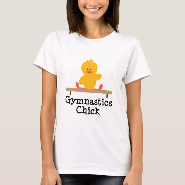 Skjorta för gymnastikchick T Tröja (Framsida)