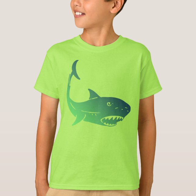 Skjorta för haj T T-shirt (Framsida)