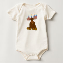 Skjorta för Hanukkah älgbaby