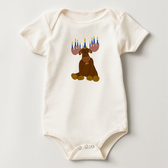 Skjorta för Hanukkah älgbaby Tröja (Framsida)