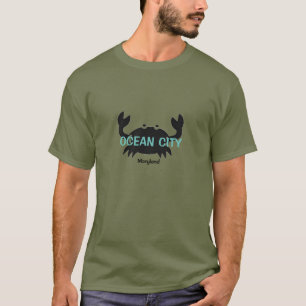 Skjorta för havstadsMaryland krabba T Tee Shirt