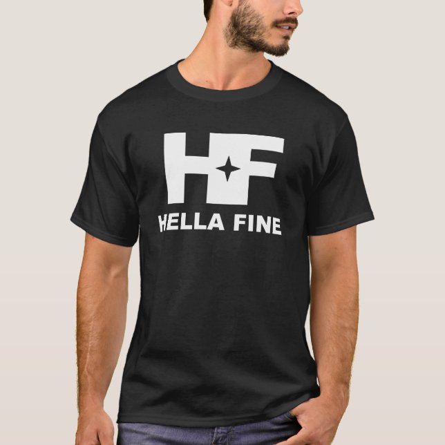 Skjorta för Hella fin HF | T Shirt (Framsida)