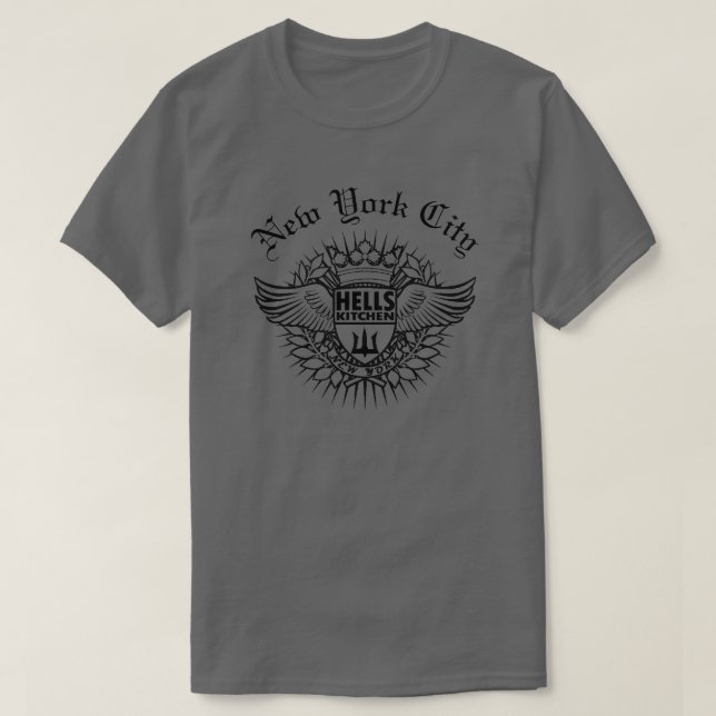 SKJORTA FÖR HELVETEKÖK NYC T-SHIRT (Design framsida)