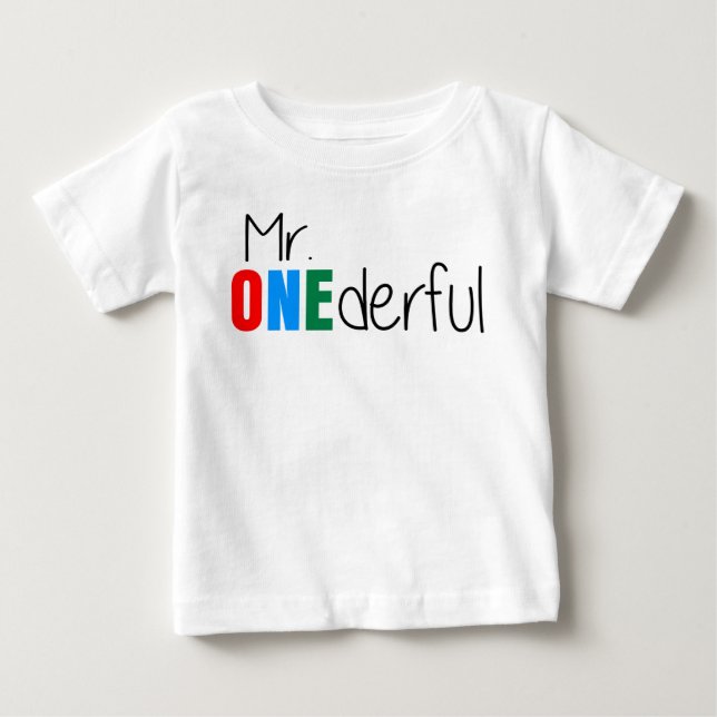 Skjorta för Herr Onederful underbar barns Tee (Framsida)