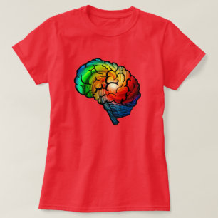 Skjorta för hjärna för Neurodiversity Tee Shirt