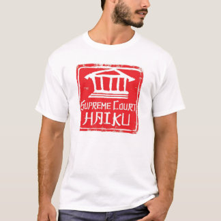 Skjorta för högsta domstolenHaikulogotyp T-shirt
