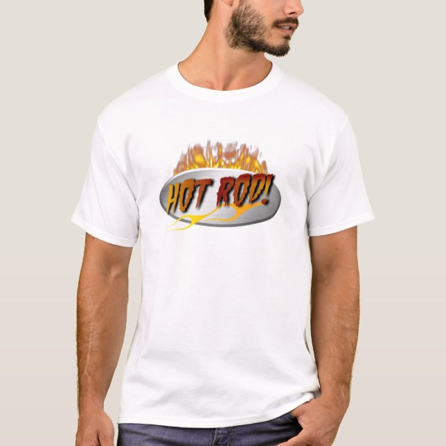 SKJORTA FÖR HOT ROD T T SHIRT (Framsida)