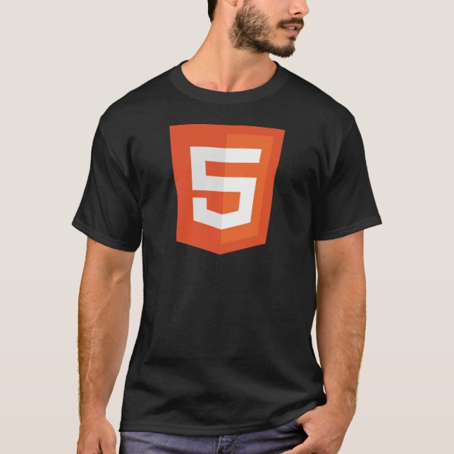 Skjorta för HTML 5 Tee (Framsida)