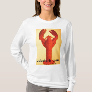 Skjorta för hummerälskareutslagsplats. Havs- Tee Shirt