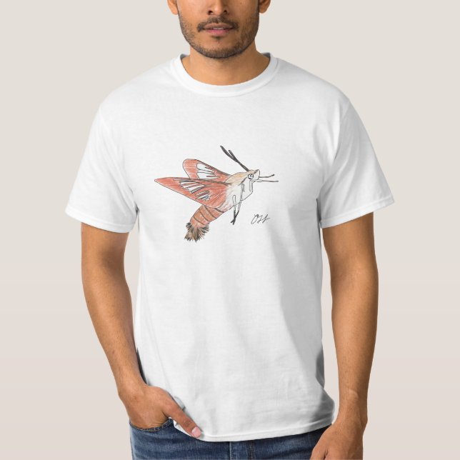 Skjorta för HummingbirdClearwing mal Tee Shirt (Framsida)