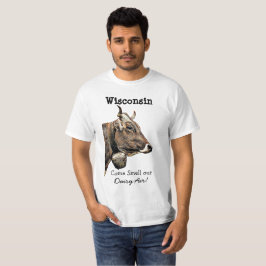 Skjorta för humor för Wisconsin mejeriluft Tee Shirt