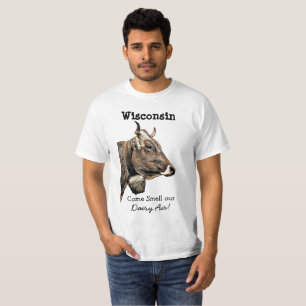 Skjorta för humor för Wisconsin mejeriluft Tröja