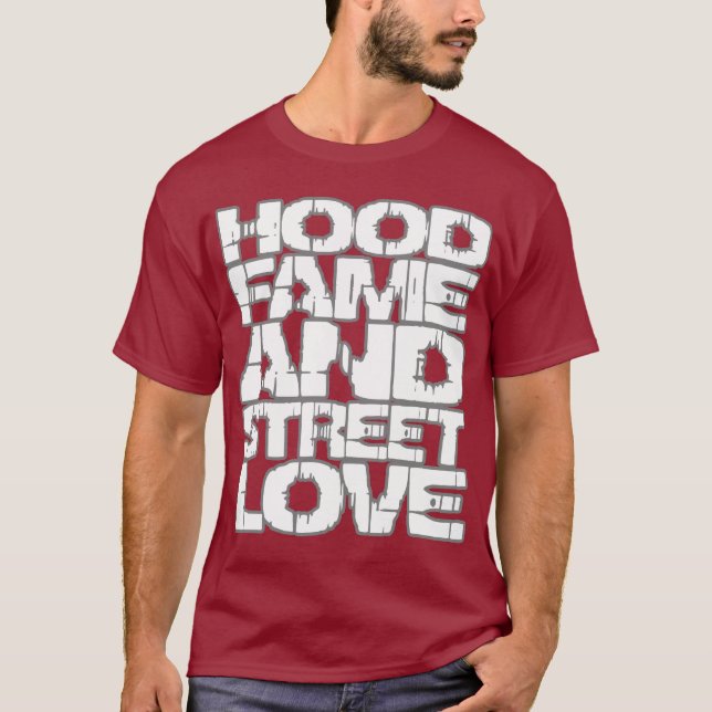 Skjorta för huvaberömmelseHIP HOP t Tee (Framsida)