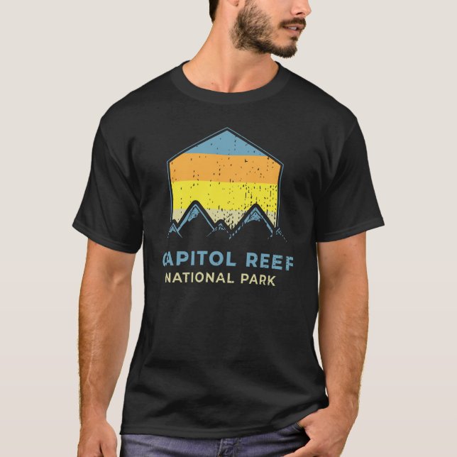 Skjorta för huvudstadrevnationalpark t shirt (Framsida)