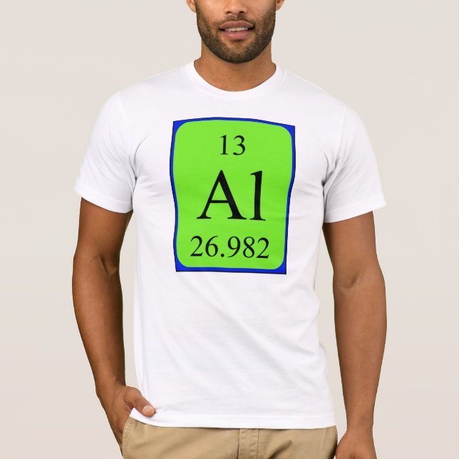 Skjorta för inslag 13 - aluminium tee (Framsida)