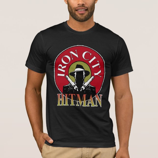 Skjorta för järnstadsHitman T-shirt (Framsida)