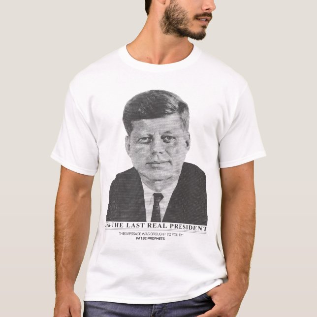 Skjorta för JFK t Tröja (Framsida)