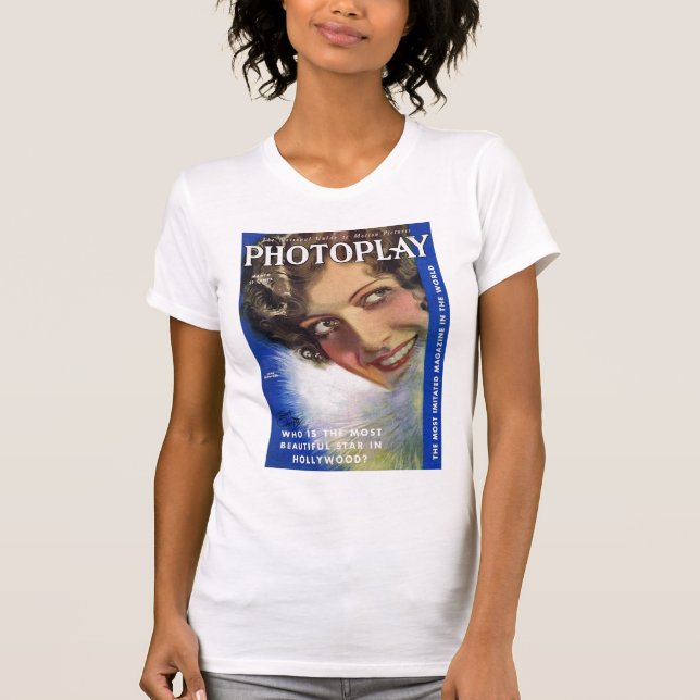 Skjorta för Joan Crawford filmtidskrift T Shirt (Framsida)