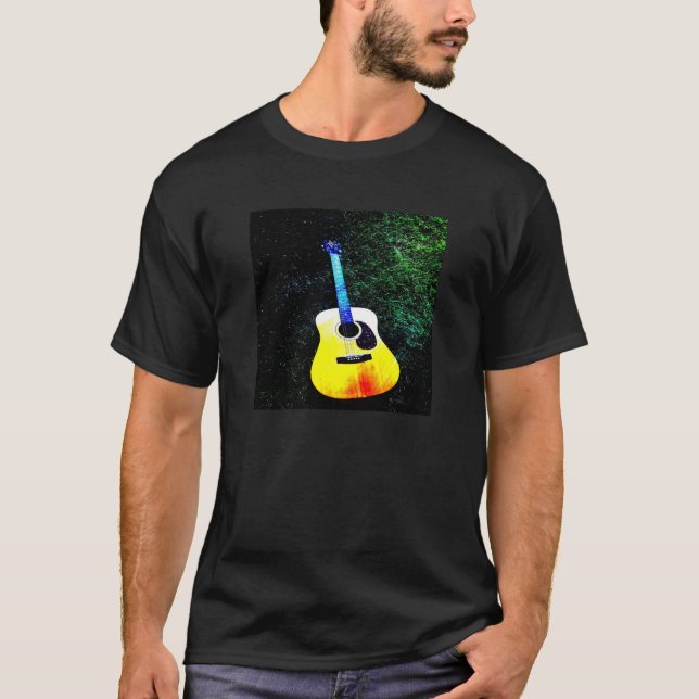 Skjorta för JokeAppTvMusic gitarr T Tröja (Framsida)