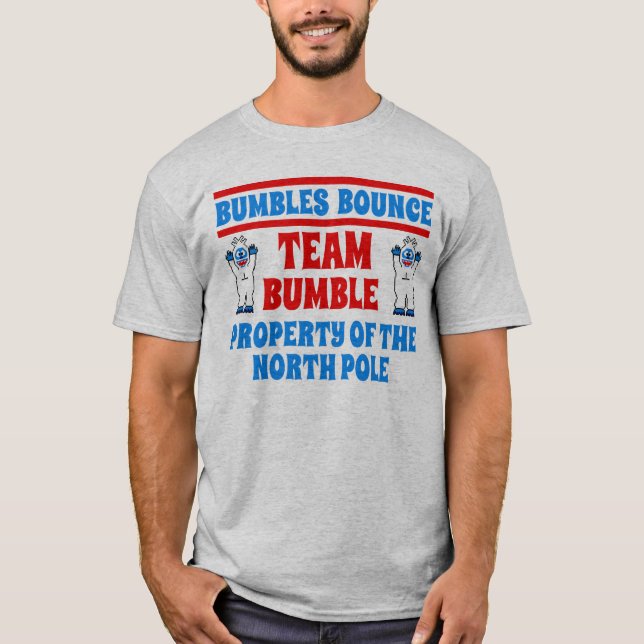 Skjorta för jul T för bumble för bumbledunlag Tee Shirt (Framsida)