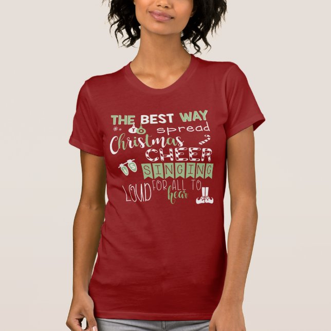 Skjorta för juljubelälva t shirt (Framsida)