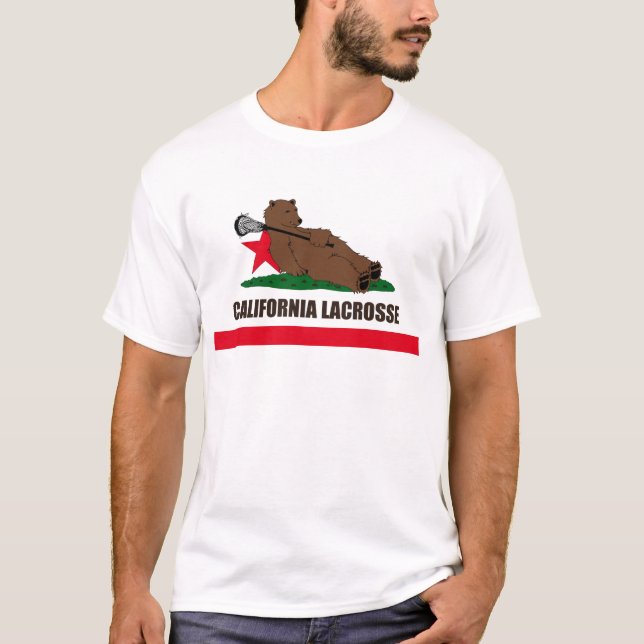 Skjorta för Kalifornien Lacrosseskytt T-shirt (Framsida)
