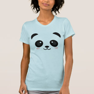 Skjorta för Kawaii Pandaansikte Tröja