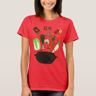 Skjorta för Kimchi vänner T T Shirt
