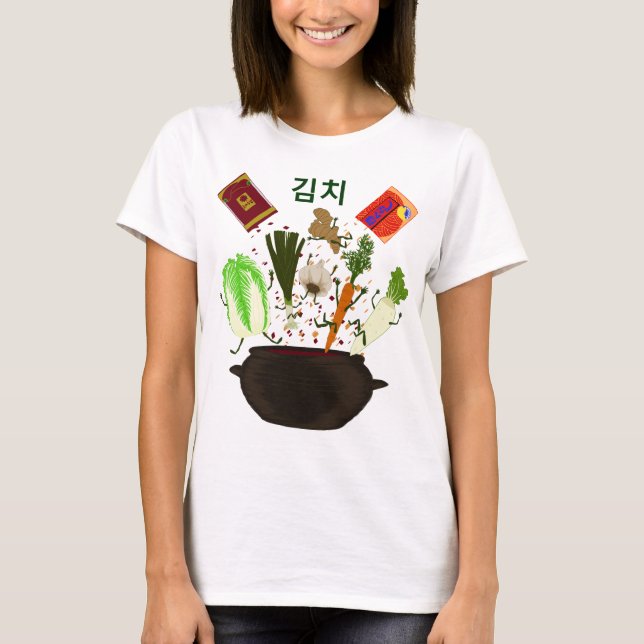 Skjorta för Kimchi vänner T T-shirt (Framsida)