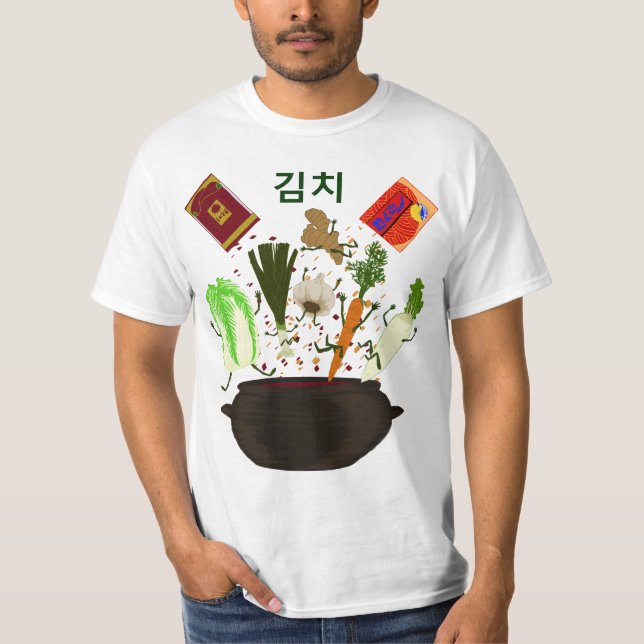 Skjorta för Kimchi vänner T T-shirt (Framsida)