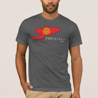 Skjorta för Kirgizistanflaggakarta Tee Shirt