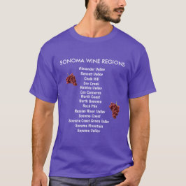Skjorta för klassiker för Sonoma vinregioner Tee