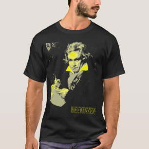 Skjorta för klassisk musik för Beethovengulttryc T Shirt