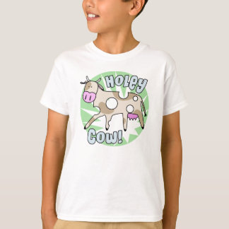 Skjorta för ko T för rolig vits Holey Shirt