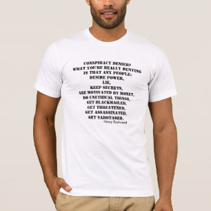 Skjorta för komplottDenierutslagsplats Tee Shirt