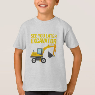 Skjorta för konstruktion för ungesmåbarngrävsk t shirt