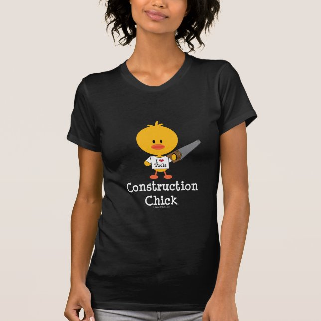Skjorta för konstruktionschick T T-shirt (Framsida)