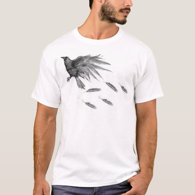 skjorta för kråka t t-shirt (Framsida)