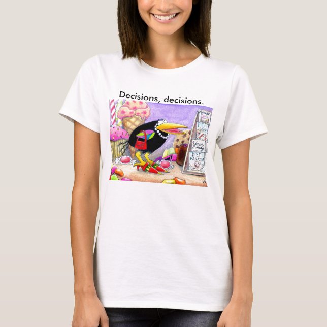 Skjorta för kråkashoppingutslagsplats t shirt (Framsida)