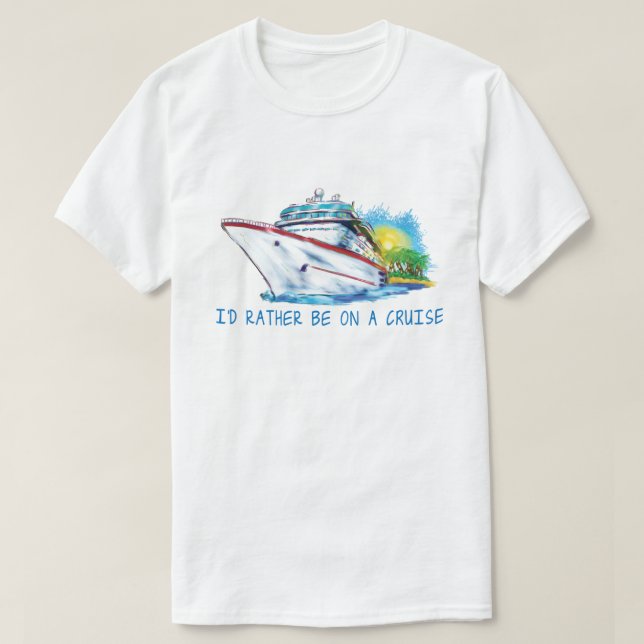 Skjorta för kryssning T Tee Shirt (Design framsida)