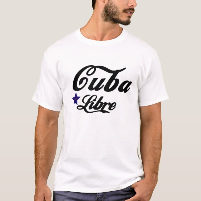 Skjorta för KubaLibre Lone stjärna Tee Shirt (Framsida)