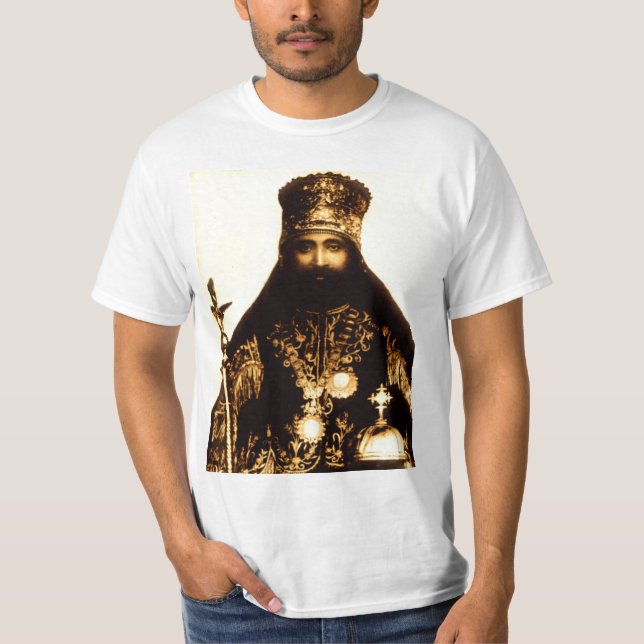 Skjorta för kung Haile Selassie T Shirt (Framsida)