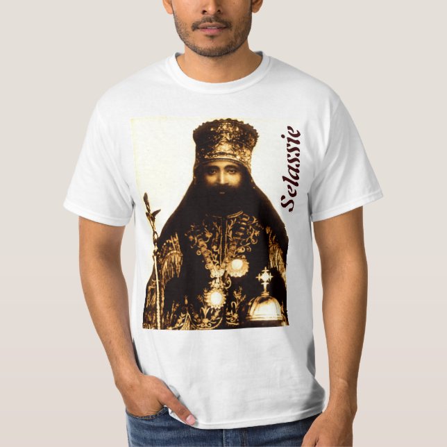 Skjorta för kung Selassie Selassie Tröja (Framsida)