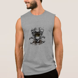 Skjorta för kungtioarmad bläckfiskskalle sleeveless t-shirt