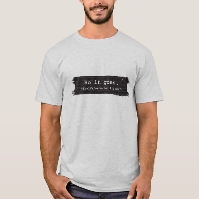 Skjorta för Kurt Vonnegut Slaughterhouse fem Tee Shirt (Framsida)
