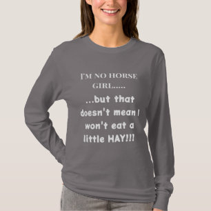 skjorta för kvinnor vars personlighet äter hö t shirt