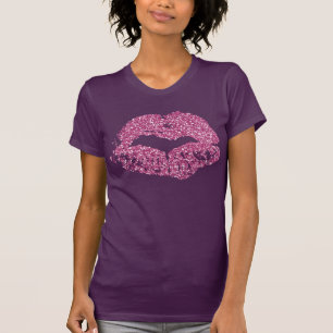 Skjorta för kyss för plommon- och tee shirt
