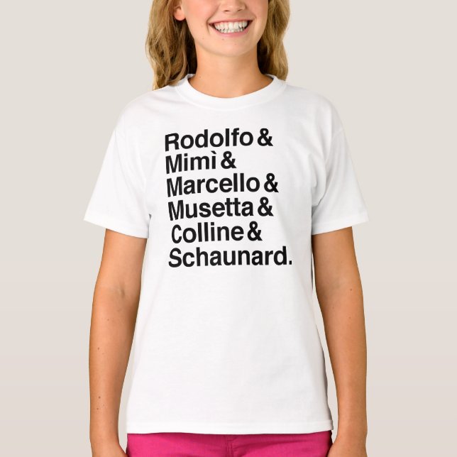 Skjorta för LaBohème tecken T Shirt (Framsida)