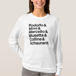 Skjorta för LaBohème tecken T Shirt