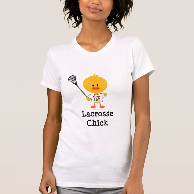 Skjorta för Lacrossechick T T-shirt (Framsida)